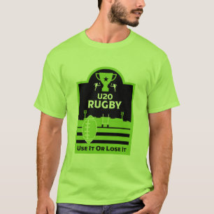 Under 20's Junior Rugby Players T-Shirt