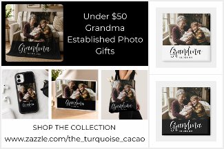 Under $50 Grandma Established Photo Gifts