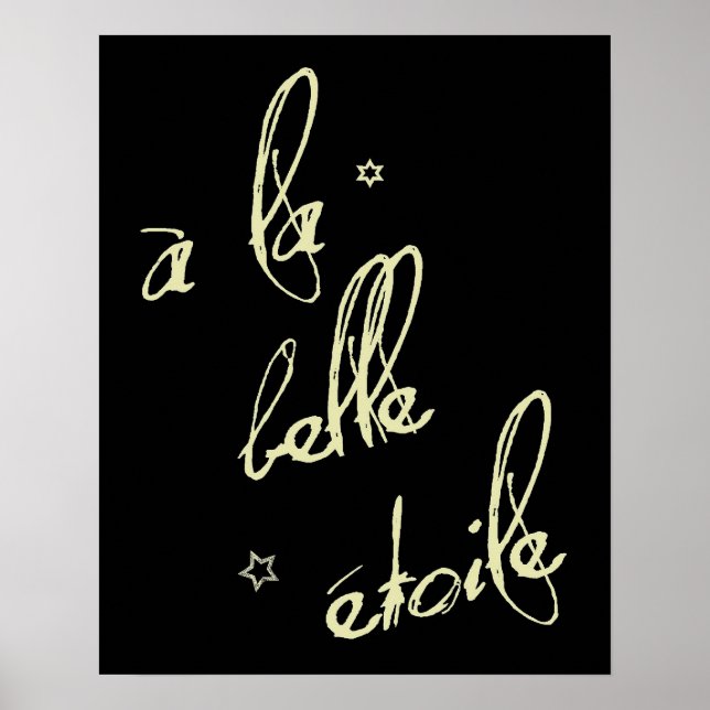 Under A Beautiful Star Poster (Front)