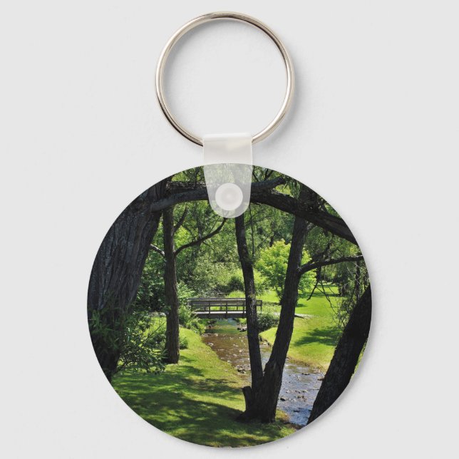 Under a Canopy of Willows Keychain (Front)
