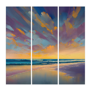 "Under a majestic sky" Triptych