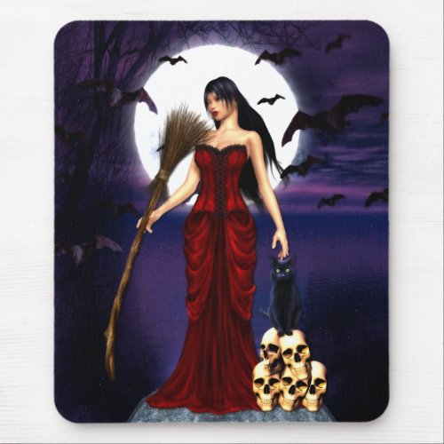 Under a Pagan Moon Mousepad