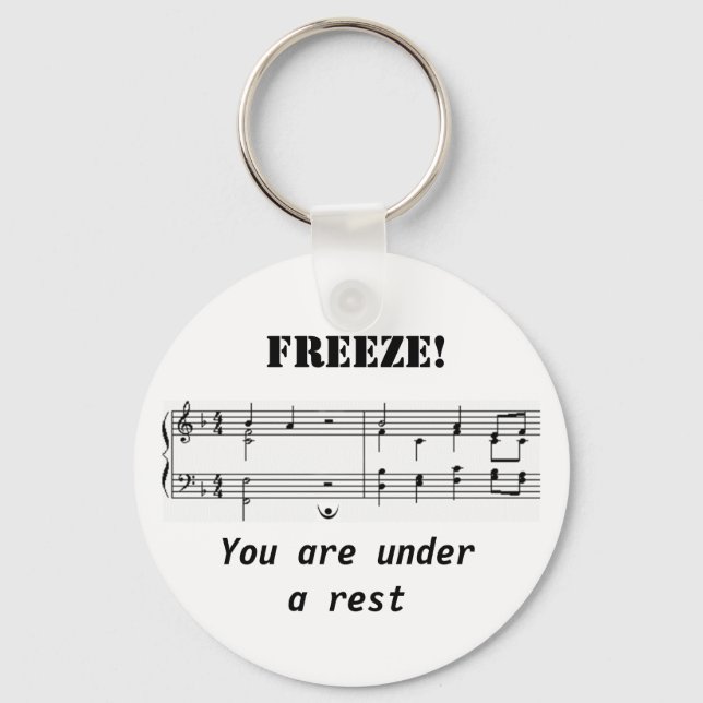 Under a rest keychain (Front)