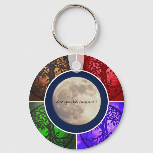 Under August Skies... Keychain (Front)