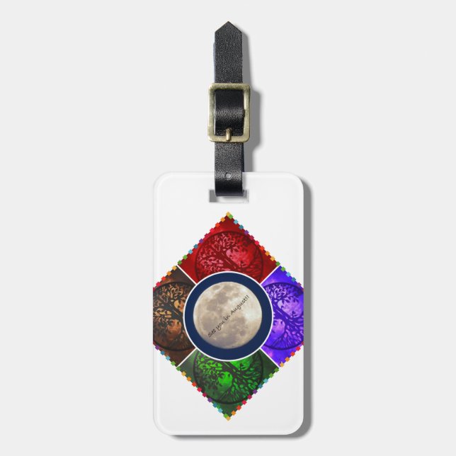 Under August Skies... Luggage Tag (Front Vertical)