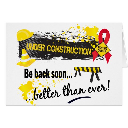 Under Construction Blood Cancer Cards (Front Horizontal)