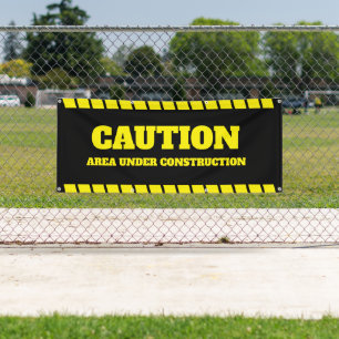 Under Construction Editable Banner