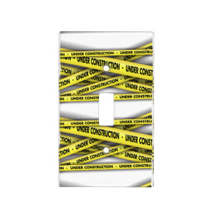 Under Construction Light Switch Cover