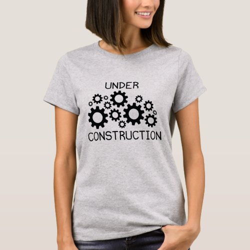 Under Construction Maternity T_Shirt