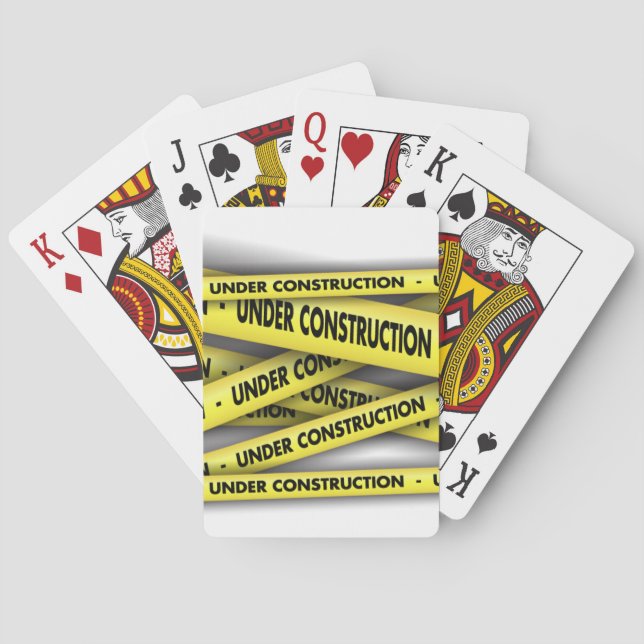 Under Construction Playing Cards (Back)