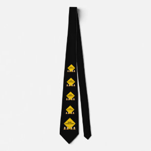 Under Construction with Cones Neck Tie