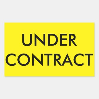 UNDER CONTRACT Sticker for Real Estate Sign