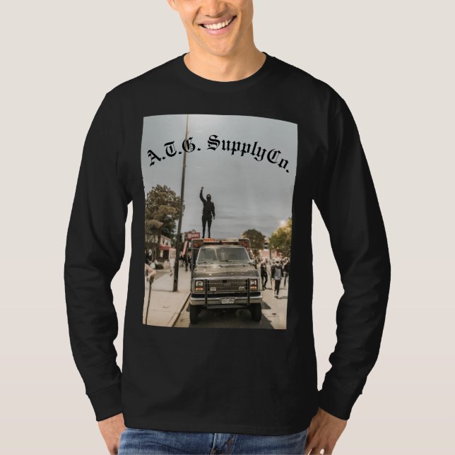 "Under Fire" Collection A.T.G.Long Sleeve T-Shirt (Front)