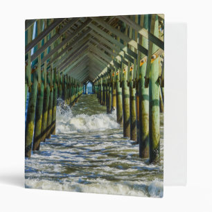 Under Folly Beach Pier 3 Ring Binder