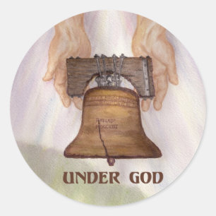 Under God 1 Classic Round Sticker