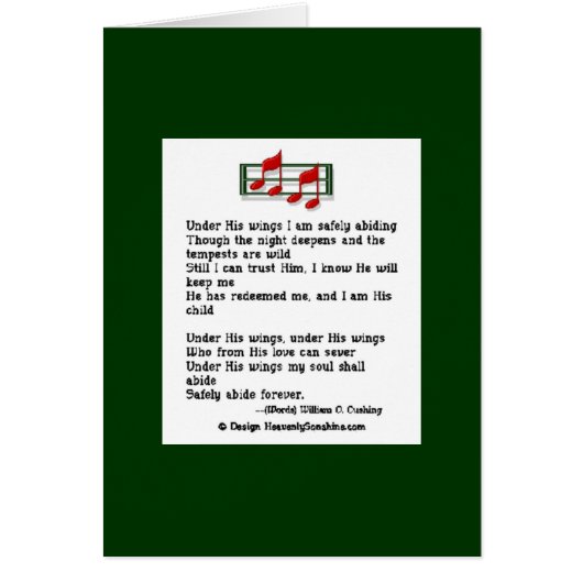 Under His Wings (Front)