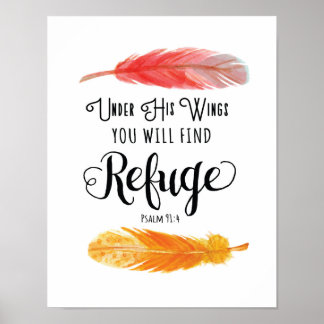 Under His Wings Art Print