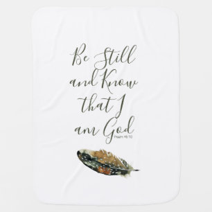 Under His Wings, Psalm 46 Baby Blanket