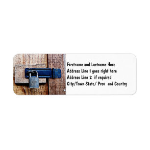 Under Lock and Key Label