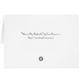 Under My Umbrella Card (Back Horizontal)