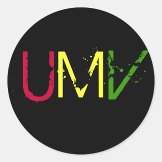 Under My Voodoo Classic Round Sticker