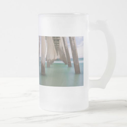 Under Navarre Beach Pierr Frosted Glass Beer Mug