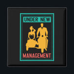 Under New Management Bachelor Party Wedding Marria Magnet<br><div class="desc">Under New Management Bachelor Party Wedding Marriage Groom</div>