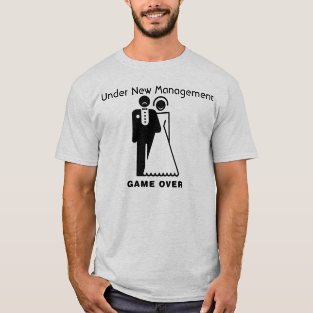Under New Management Game Over T-Shirt (Front)
