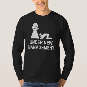 Under New Management Just Married Marriage Tee