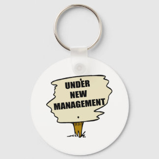 Under New Management Keychain
