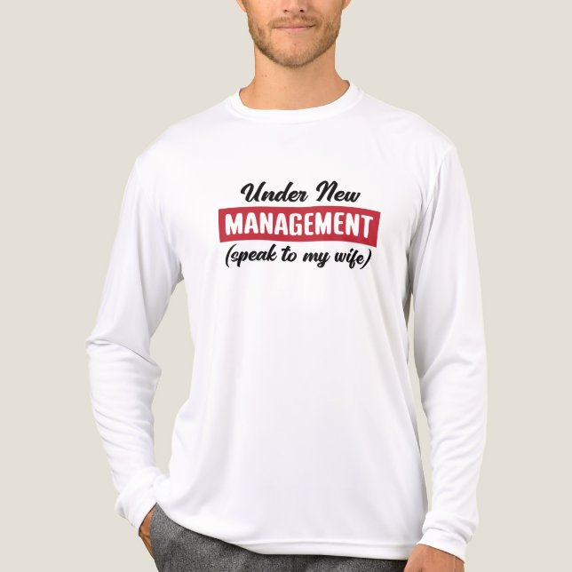 Under New Management Tri-Blend Shirt (Front)