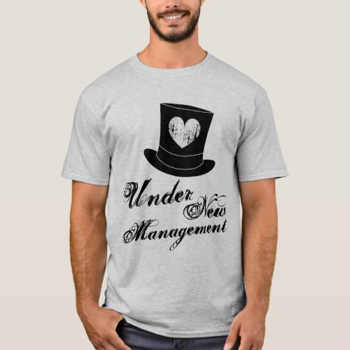 Under new manament t shirt for just married man