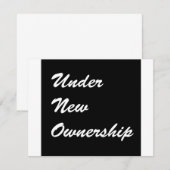 Under New Ownership (Front/Back)