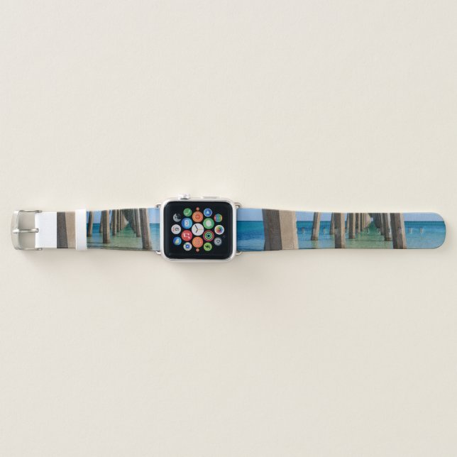 Under Pensacola Beach Pier Apple Watch Bands (Front)