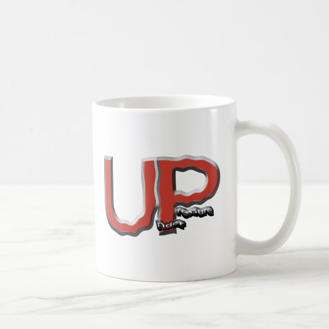 Under Pressure Logo Mug (Right)