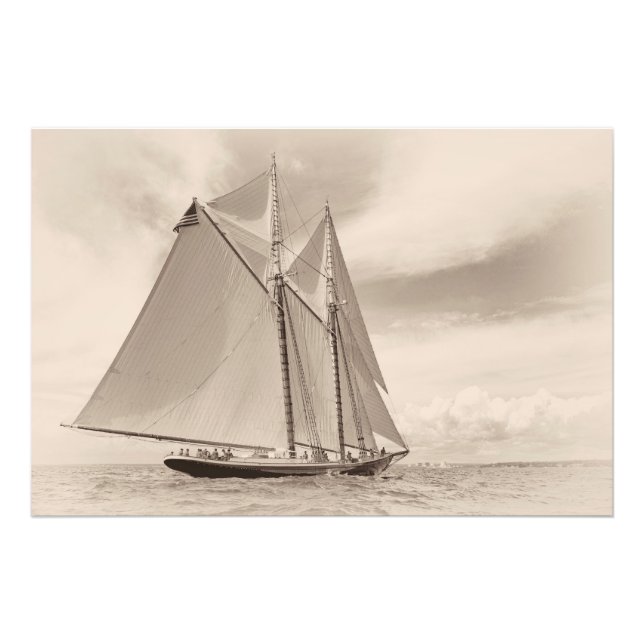 Under Sail On Columbia Photo Print (Front)