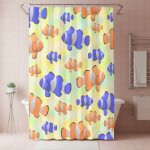 Under Sea Colorful Clownfish