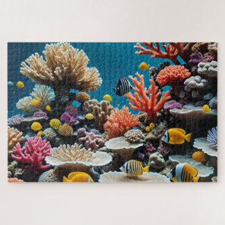 Under Sea Fish Coral Reef Jigsaw Puzzle