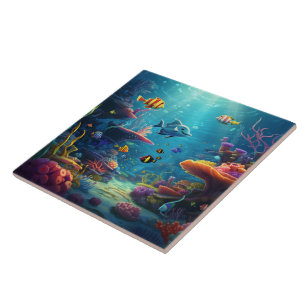 under sea  Keep or design your own Ceramic Tile