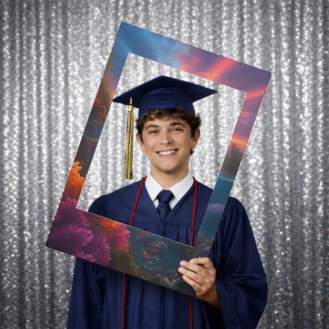 Under Sea Sunset Selfie Frame (Graduation)