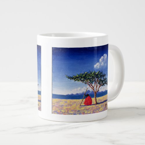 Under the Acacia Tree 1991 Large Coffee Mug
