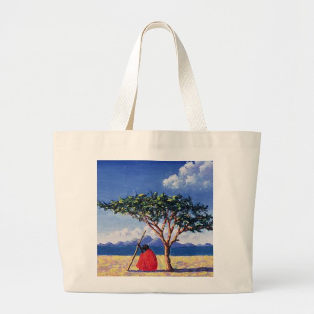 Under the Acacia Tree 1991 Large Tote Bag (Front)