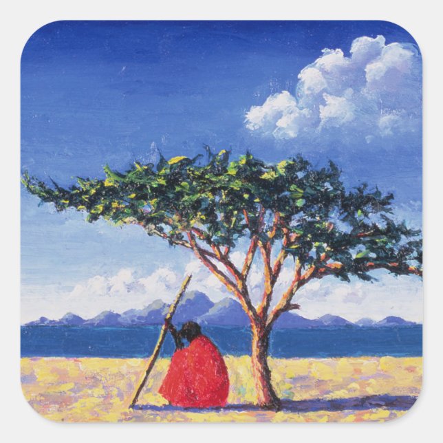 Under the Acacia Tree 1991 Square Sticker (Front)