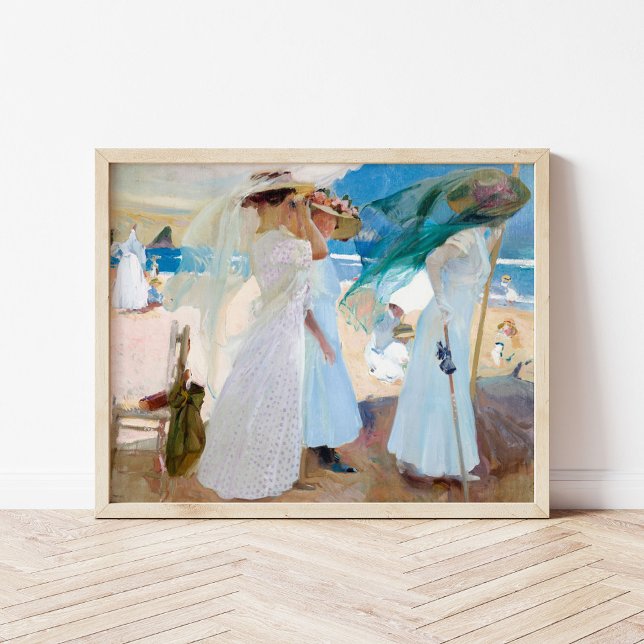 Under the Awning, Zarauz | Joaquín Sorolla Poster (Creator Uploaded)