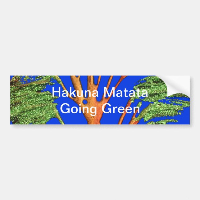Under the Blue Sky: The Acacia Tree Collection Bumper Sticker (Front)