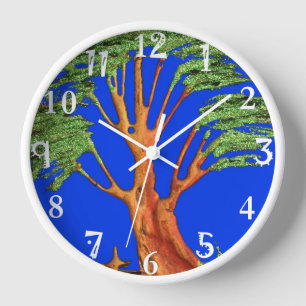 Under the Blue Sky: The Acacia Tree Collection Clock