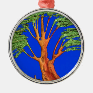Under the Blue Sky: The Acacia Tree Collection Metal Ornament