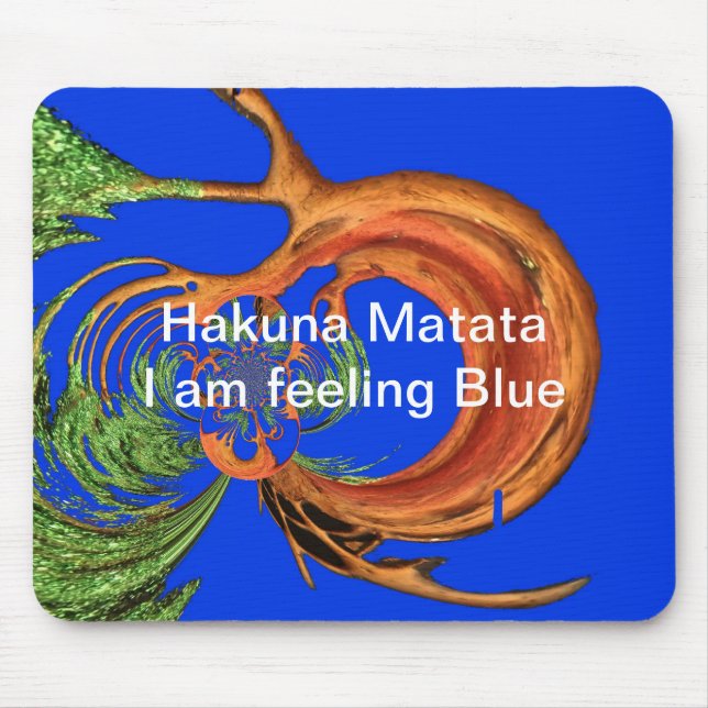 Under the Blue Sky: The Acacia Tree Collection Mouse Pad (Front)
