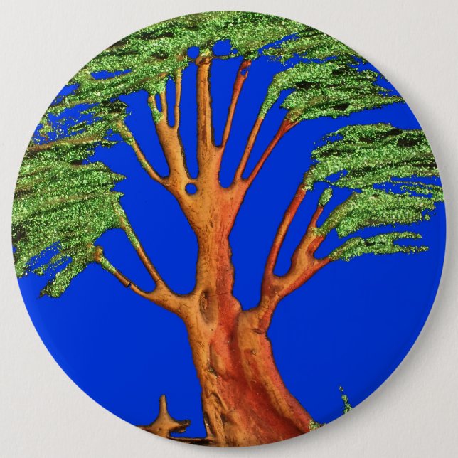 Under the Blue Sky: The Acacia Tree Collection Pinback Button (Front)