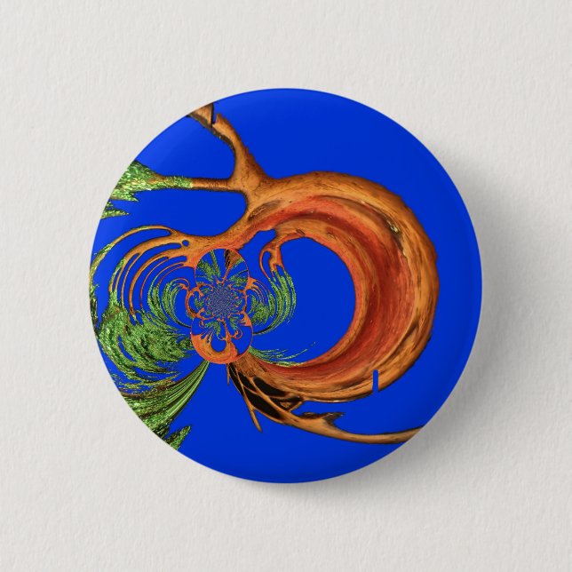 Under the Blue Sky: The Acacia Tree Collection Pinback Button (Front)